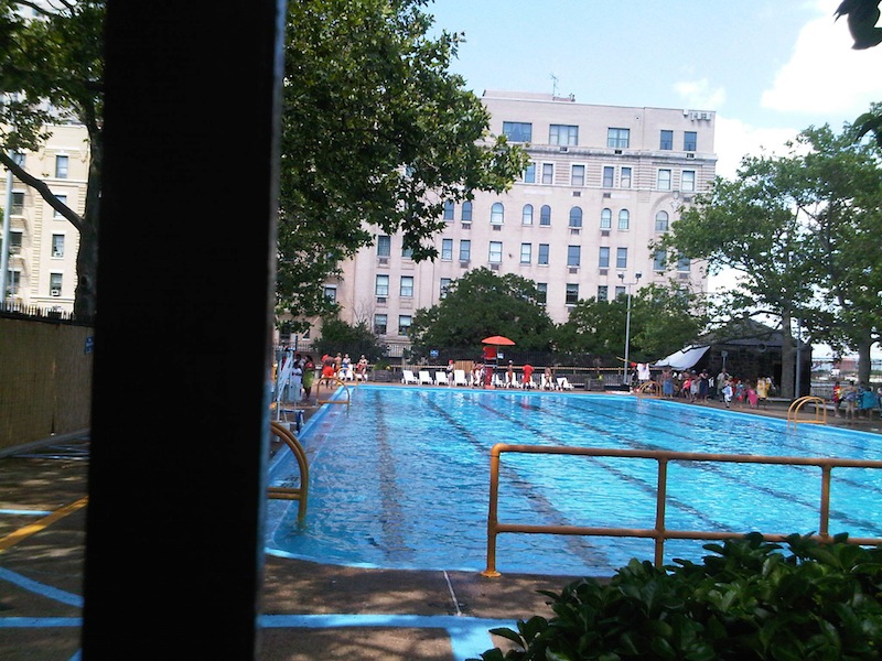 public pool in John Jay Park